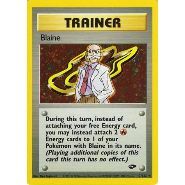 Blaine (Gym Challenge 17/132) (Holo Rare ) English - Good