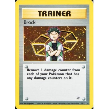 Brock (Gym Heroes 15/132) (Holo Rare ) English - Poor