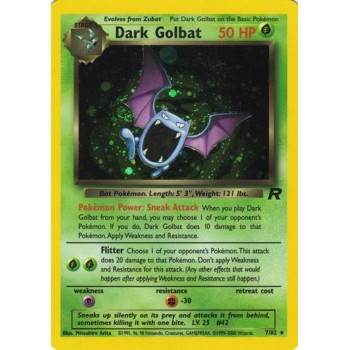 Dark Golbat (Team Rocket 7/82) (Holo Rare ) English - Poor