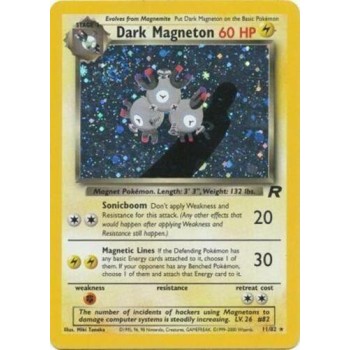 Dark Magneton (Team Rocket 11/82) (Holo Rare ) English - Good