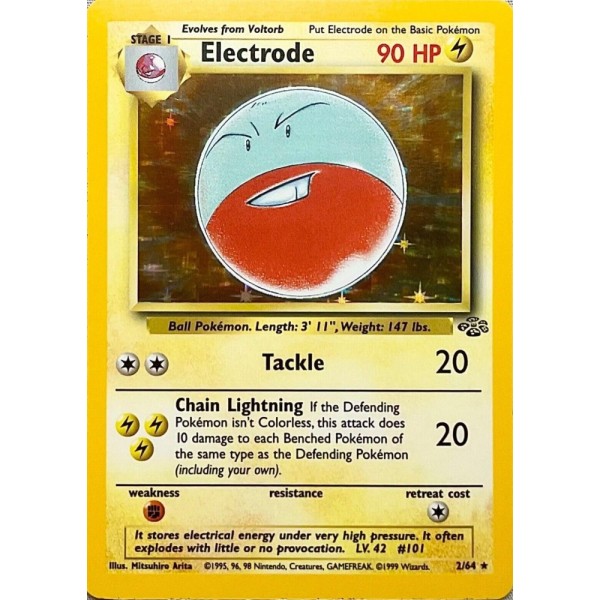Electrode (Jungle 2/64) (Holo Rare ) English - Played