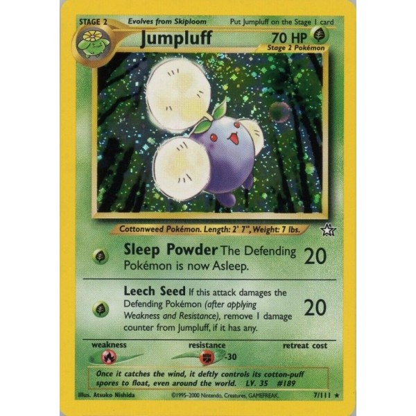 Jumpluff (Neo Genesis 7/111) (Holo Rare ) English - Poor
