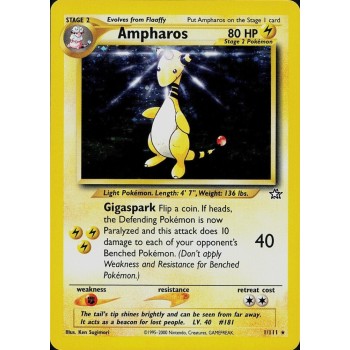 Ampharos (Neo Genesis 1/111) (Holo Rare ) English - Near Mint