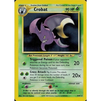 Crobat (Neo Revelation 4/64) (Holo Rare ) English - Poor