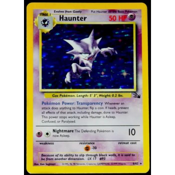Haunter (Fossil 6/62) (Holo Rare ) English - Good