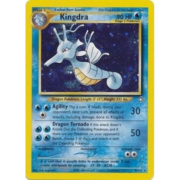 Kingdra (Neo Genesis 8/111) (Holo Rare ) English - Near Mint