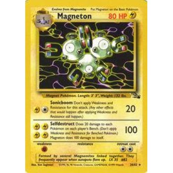 Magneton (Fossil 11/62) (Holo Rare ) English - Excellent