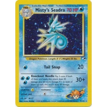 Misty”s Seadra (Gym Heroes 9/132) (Holo Rare ) English - Near Mint