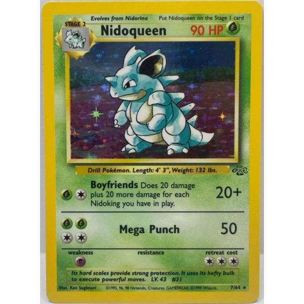 Nidoqueen (Jungle 7/64) (Holo Rare ) English - Good