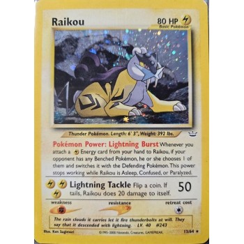 Raikou (Neo Revelation 13/64) (Holo Rare ) English - Good