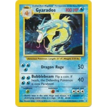 Gyarados (Base Set 6/102) (Holo Rare ) English - Near Mint