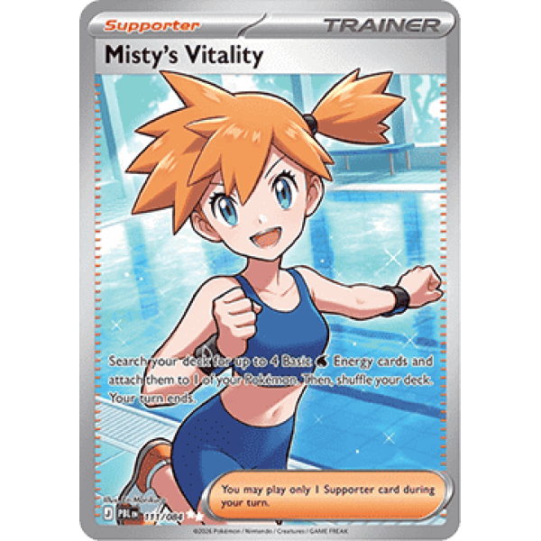 Misty”s Vitality (ME05: Pitch Black 111) (Ultra Rare) English - Near Mint