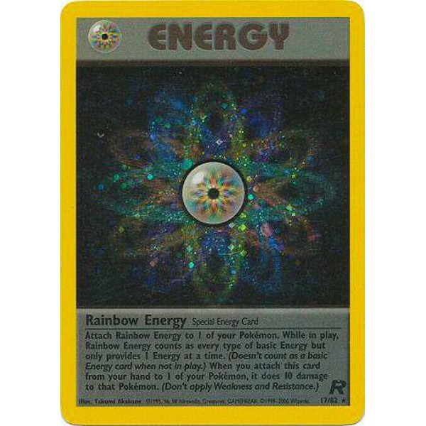 Rainbow Energy (Team Rocket 17/82) (Holo Rare ) English - Good