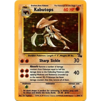 Kabutops (Fossil 9/62) (Holo Rare ) English - Excellent