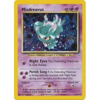 Misdreavus (Neo Revelation 11/64) (Holo Rare ) English - Poor