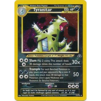 Tyranitar (Neo Discovery 12/75) (Holo Rare ) English - Good