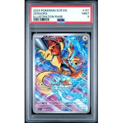 Zeraora - Stellar Crown - English 2024 - #151 - PSA MINT 9 - Pokemon Graded Card