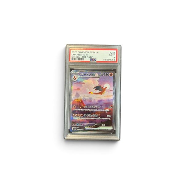 Charizard - ex SV2a Japanese - Pokemon Card  151 - #201/165 - Special Art Rare - PSA MINT 9 - Pokemon Graded Card