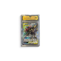 2019 Tag Team Starter Set - Japanese #010 UMBREON & DARKRAI GX - Global Grading 10 - Pokemon Graded Card