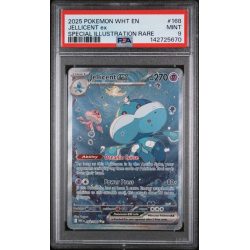 Jellicent ex - White Flare - English 2025 - #168/086 - PSA MINT 9 - Pokemon Graded Card