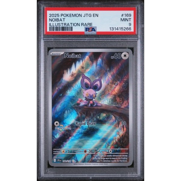 Noibat - Journey Together - English 2025 #169 - PSA MINT 9 - Pokemon Graded Card