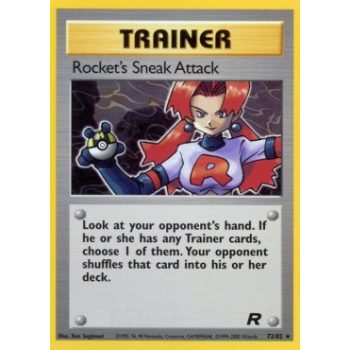 Rocket”s Sneak Attack (Team Rocket 72/82) (Rare) English - Good