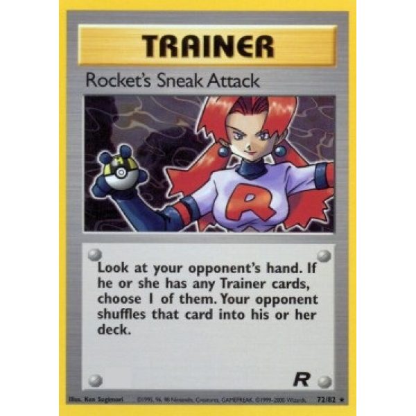 Rocket”s Sneak Attack (Team Rocket 72/82) (Rare) English - Good