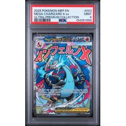 Mega Charizard X ex #023 - MEP Black Star Promos - English 2025 -PSA MINT 9 - Pokemon Graded Card