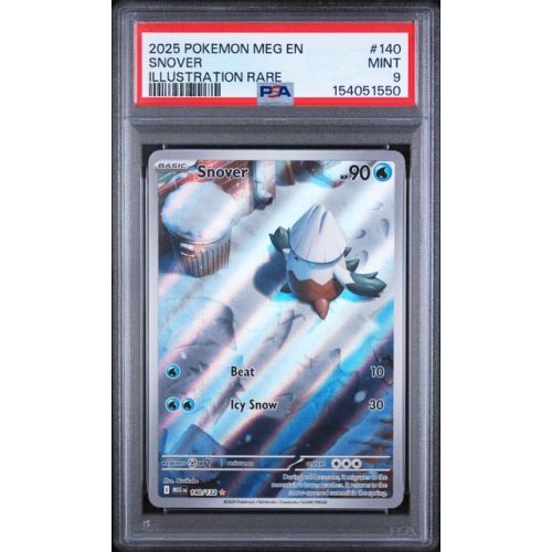 Snover - Mega Evolution - English 2025 - #140/132 - PSA MINT 9 - Pokemon Graded Card