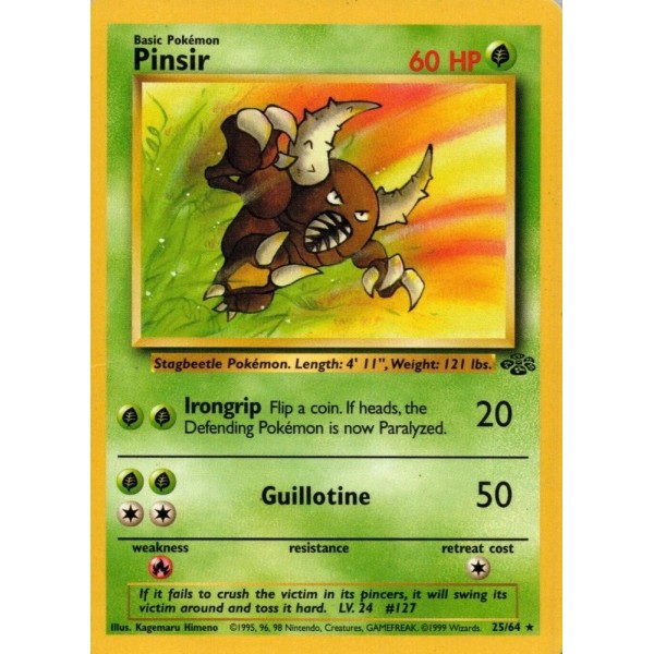 Pinsir (Jungle 25/64) (Rare) English - Good
