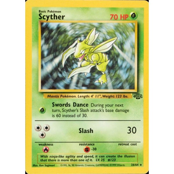 Scyther (Jungle 26/64) (Rare) English - Played