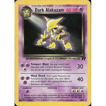 Dark Alakazam (Team Rocket 18/82) (Rare) English - Near Mint