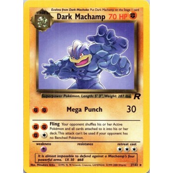 Dark Machamp (Team Rocket 27/82) (Rare) English - Near Mint
