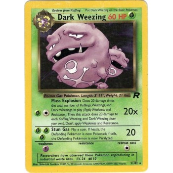 Dark Weezing (Team Rocket 31/82) (Rare) English - Near Mint