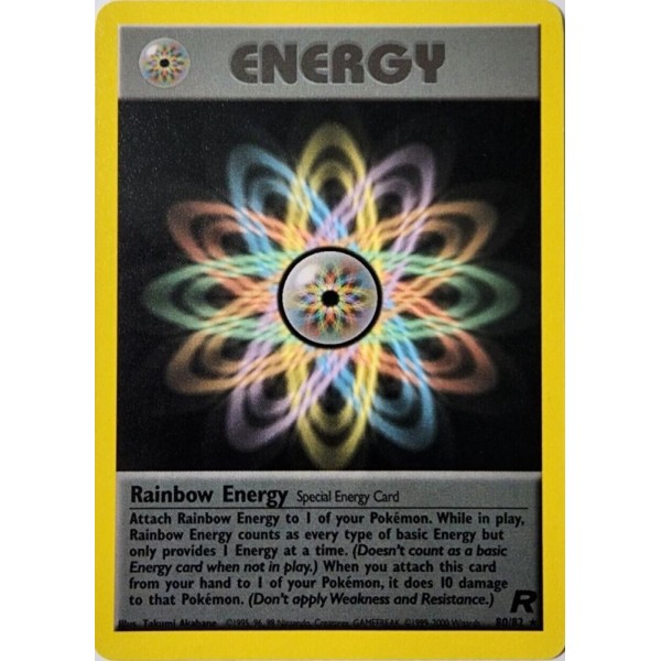 Rainbow Energy (Team Rocket 80/82) (Rare) English - Excellent