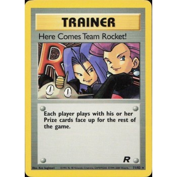 Here Comes Team Rocket! (Team Rocket 71/82) (Rare) English - Excellent