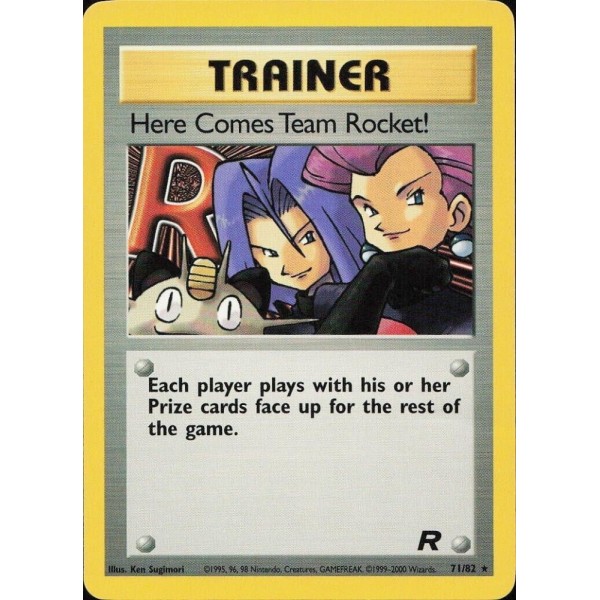 Here Comes Team Rocket! (Team Rocket 71/82) (Rare) English - Excellent
