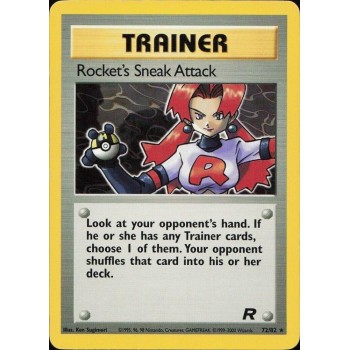 Rocket”s Sneak Attack (Team Rocket 72/82) (Rare) English - Near Mint