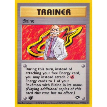 Blaine (Gym Challenge 100/132) (Rare) English - Good
