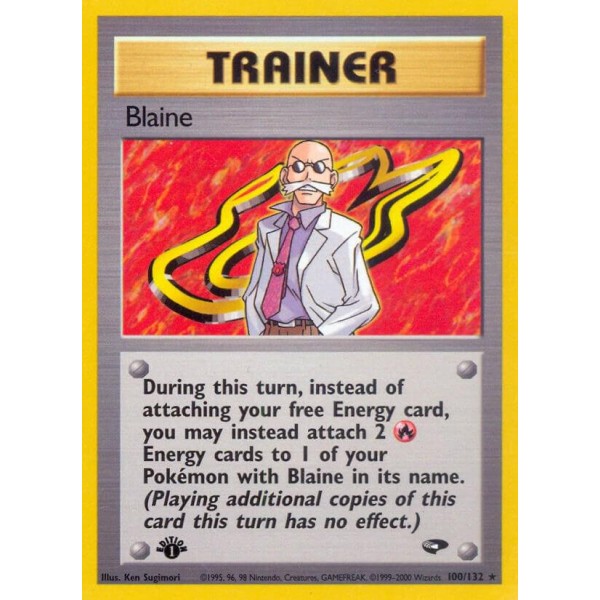 Blaine (Gym Challenge 100/132) (Rare) English - Good