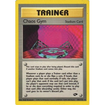 Chaos Gym (Gym Challenge 102/132) (Rare) English - Good