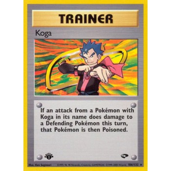 Koga (Gym Challenge 106/132) (Rare) English - Good