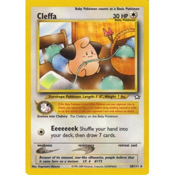 Cleffa (Neo Genesis 20/111) (Rare) English - Excellent