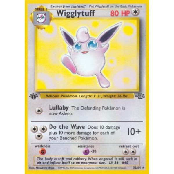 Wigglytuff (Jungle 32/64) (Rare) English - Played