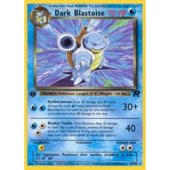 Dark Blastoise (Team Rocket 20/82) (Rare) English - Near Mint