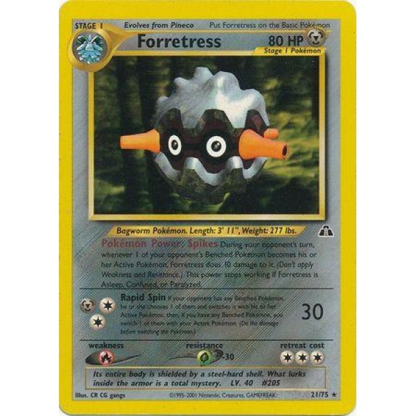 Forretress (Neo Discovery 21/75) (Rare) English - Near Mint