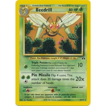 Beedrill (Neo Discovery 18/75) (Rare) English - Near Mint