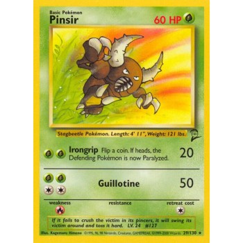 Pinsir (Base Set 2 29/130) (Rare) English - Played