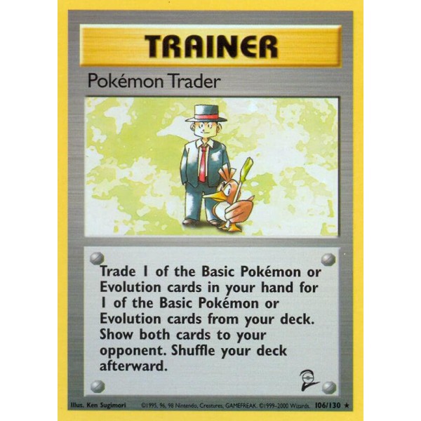 Pokémon Trader (Base Set 2 106/130) (Rare) English - Played