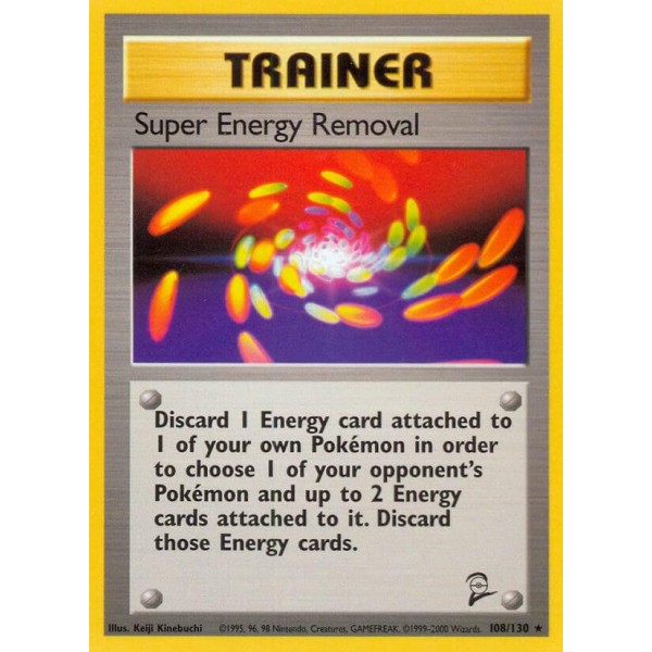 Super Energy Removal (Base Set 2 108/130) (Rare) English - Played